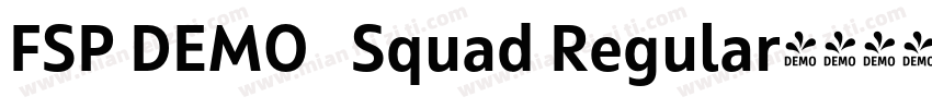 FSP DEMO   Squad Regular字体转换
